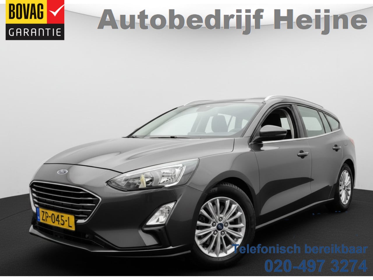 Ford Focus Wagon - 1.5 ECOBOOST 150PK TITANIUM BUSINESS TREKHAAK/NAVI/PDC/STUURVERW. - AutoWereld.nl