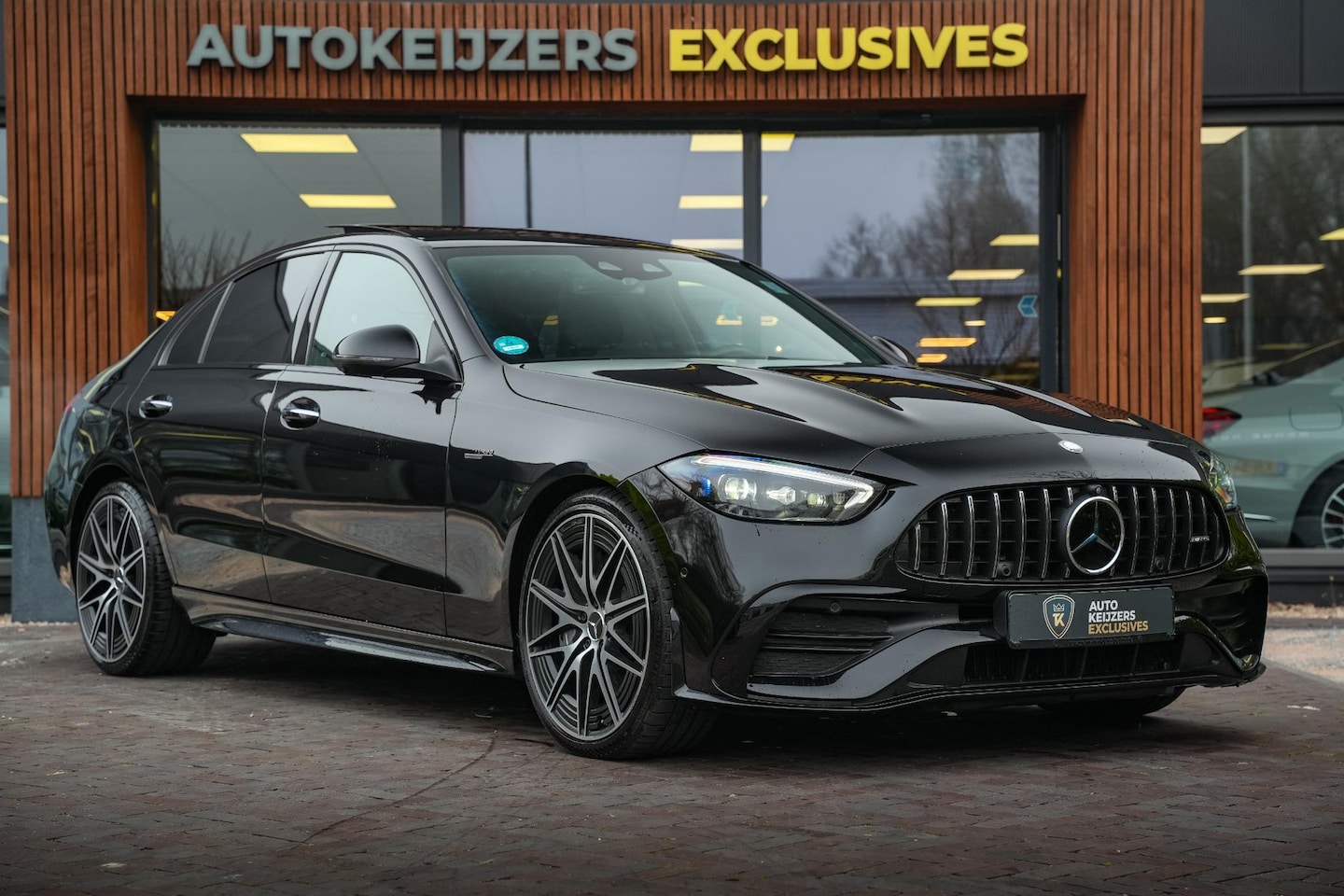 Mercedes-Benz C-klasse - AMG 43 4MATIC Panoramadak Burmester Adapt. Cruise Ambient HeadUp Nieuwe Model! - AutoWereld.nl