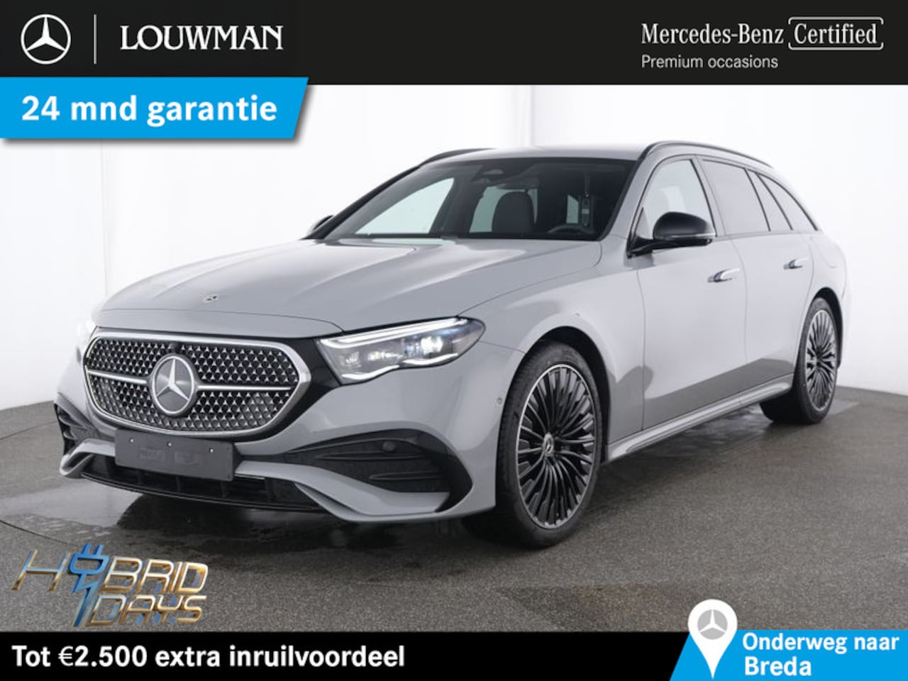 Mercedes-Benz E-klasse Estate - 300 e AMG Plug-In Hybride Luchtvering | AMG Line Night Pakket | Trekhaak | 20 Inch AMG Vel - AutoWereld.nl