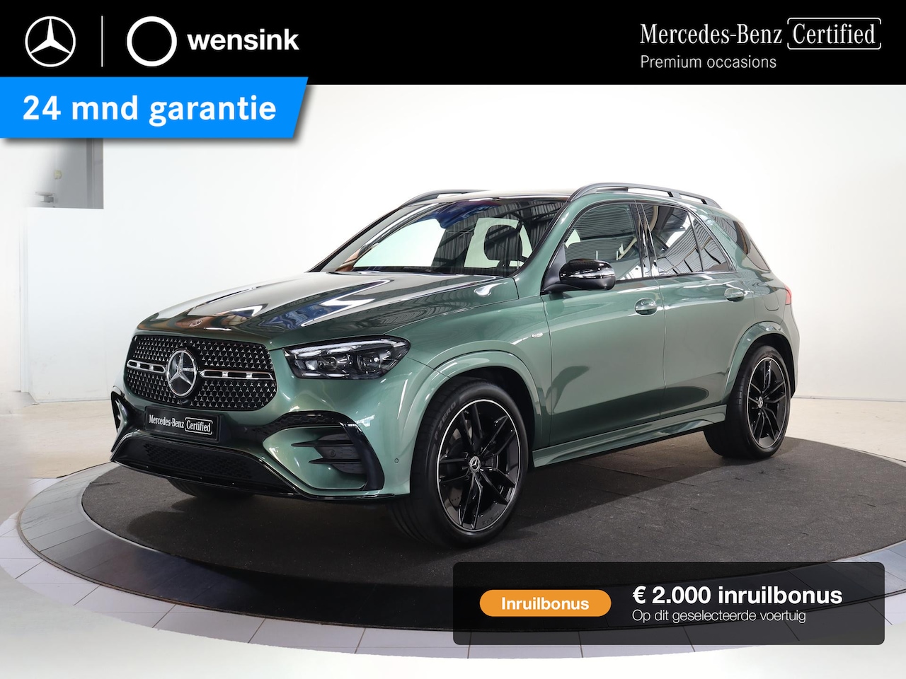 Mercedes-Benz GLE-Klasse - 400 e 4MATIC AMG Line | Manufaktur lak Ireland midgreen | Panoramadak | Trekhaak | Luchtve - AutoWereld.nl