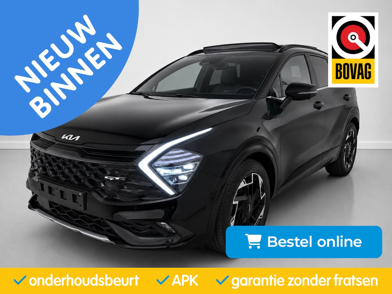 Kia Sportage - 1.6 T-GDi PHEV GT-Line|AWD|Pano| Harman Kardon|360"Cam|Stoel verw/vent|Remote Park| - AutoWereld.nl