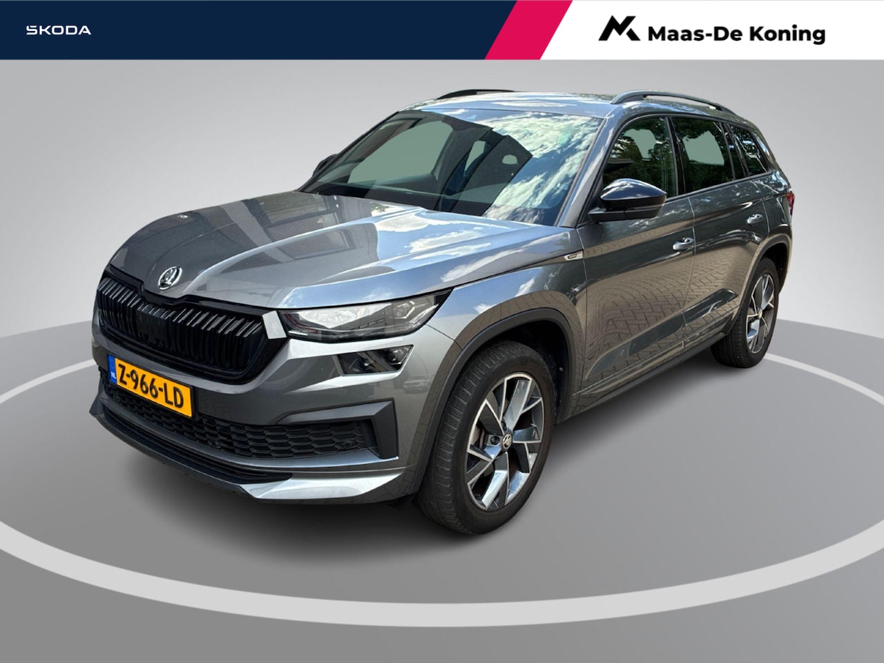 Skoda Kodiaq - 1.5 TSI 150pk DSG Sportline Business 7p. · Camera · Wegklapbare Trekhaak · 7 Persoons · Ap - AutoWereld.nl