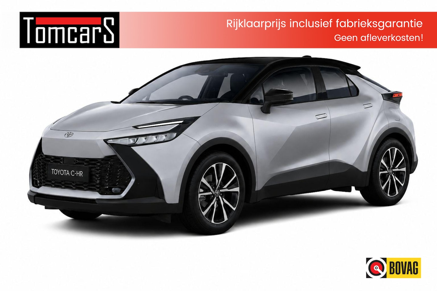 Toyota C-HR - 1.8 Hybrid 140PK Dynamic Bi-Tone/Winter-pack/Gr.-navigatie/Elektr.klep/Camera/Adapt.-cruis - AutoWereld.nl