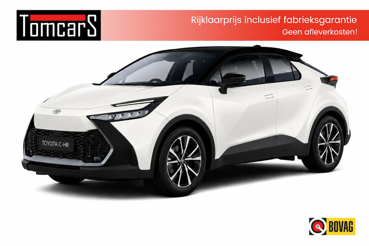 Toyota C-HR - 1.8 Hybrid 140PK Dynamic Bi-Tone/Winter-pack/Gr.-navigatie/Elektr.klep/Camera/Adapt.-cruis - AutoWereld.nl