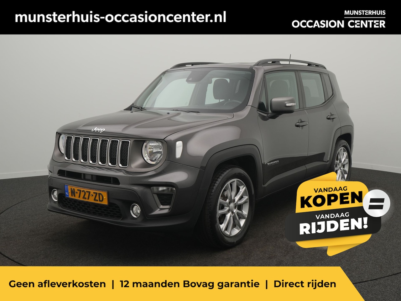 Jeep Renegade - 1.0T-e2 Freedom - RIJKLAARPRIJS - Adaptive Cruise Control - Stoel- en Stuurverwarming - 18 - AutoWereld.nl