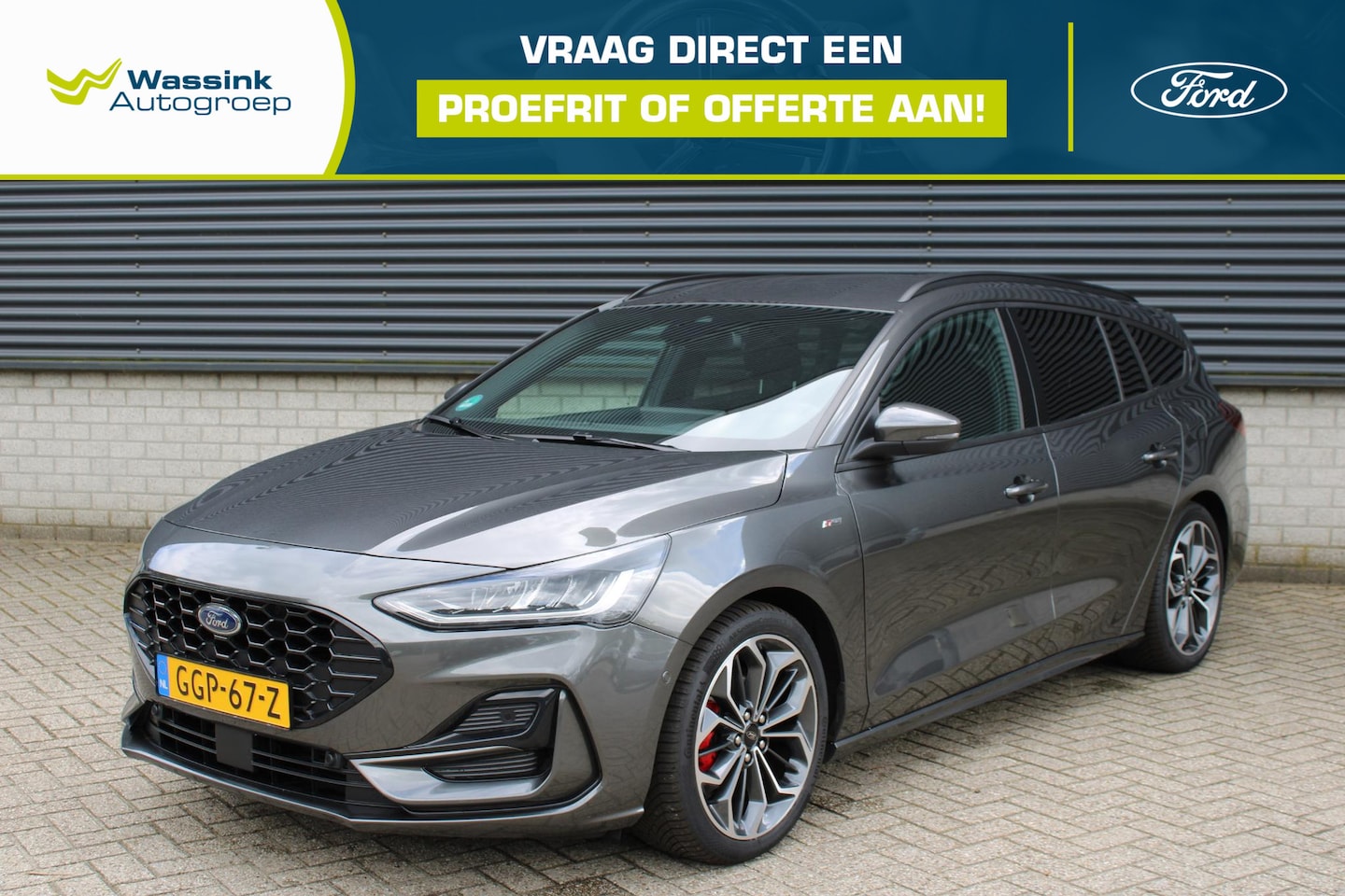 Ford Focus Wagon - 1.0 EcoBoost Hybrid 155pk Powershift ST-Line X | Adaptieve Cruise Control | Camera achter - AutoWereld.nl