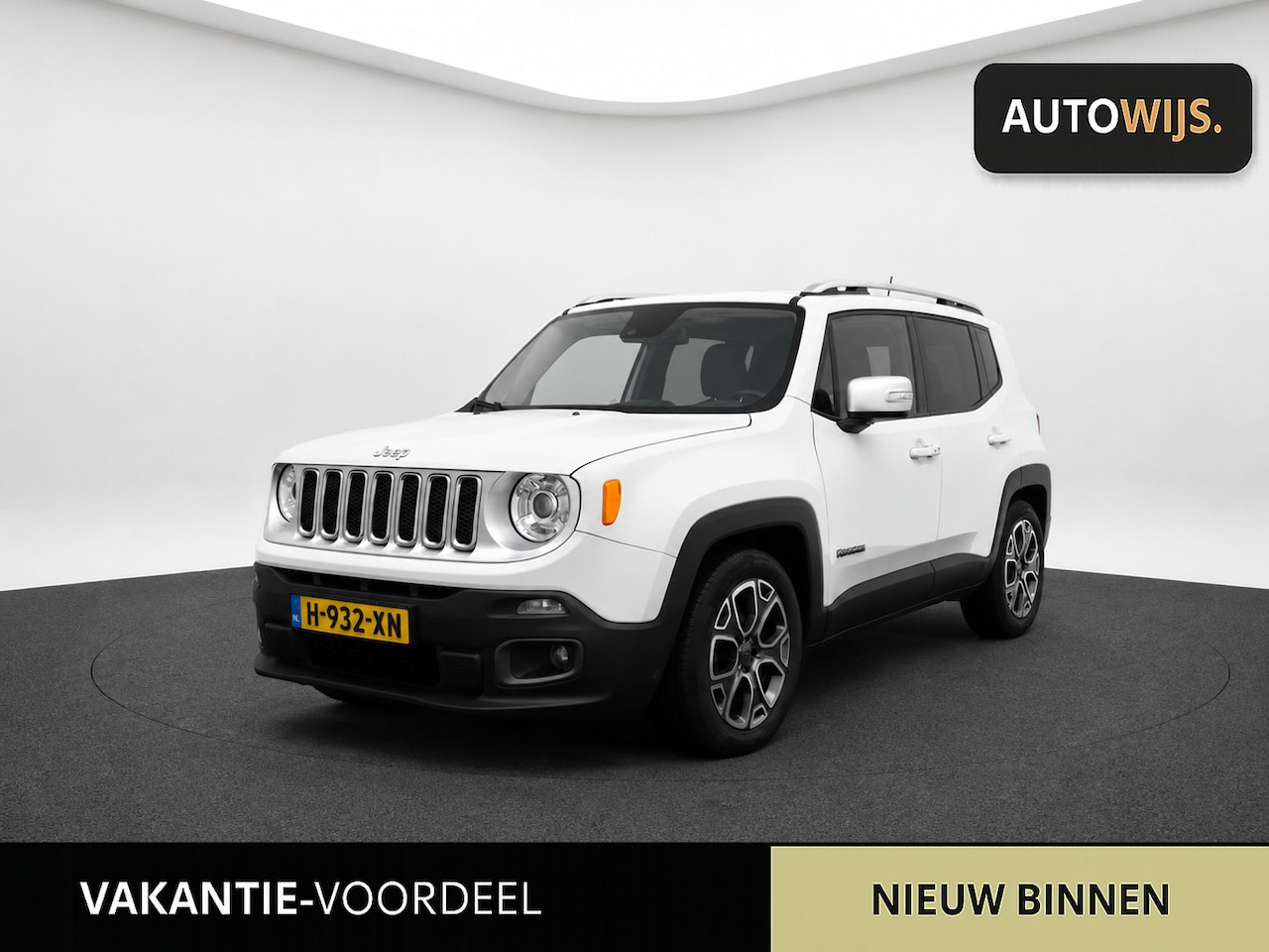 Jeep Renegade - 1.4 MultiAir Longitude|AUT|LEDER|CAMERA|NAVI|XENON|GOED ONDERHOUDEN - AutoWereld.nl