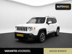 Jeep Renegade - 1.4 MultiAir Longitude|AUT|LEDER|CAMERA|NAVI|XENON|GOED ONDERHOUDEN