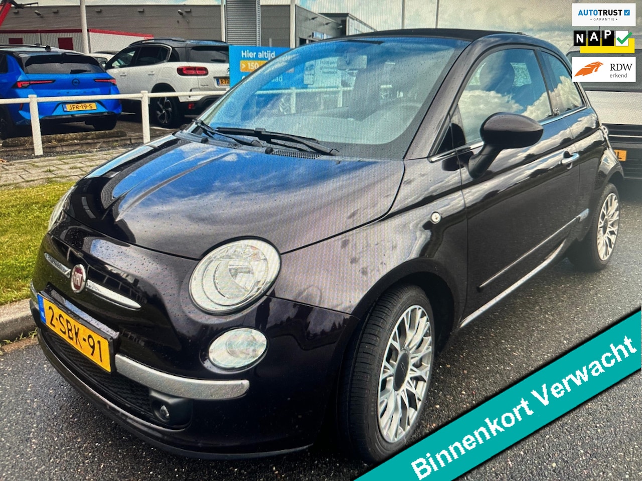 Fiat 500 C - 0.9 TwinAir Lounge/cabriolet/NAP/airco/nw APK/zuinig/LM-velgen/luxe-interieur/mooie frisse - AutoWereld.nl