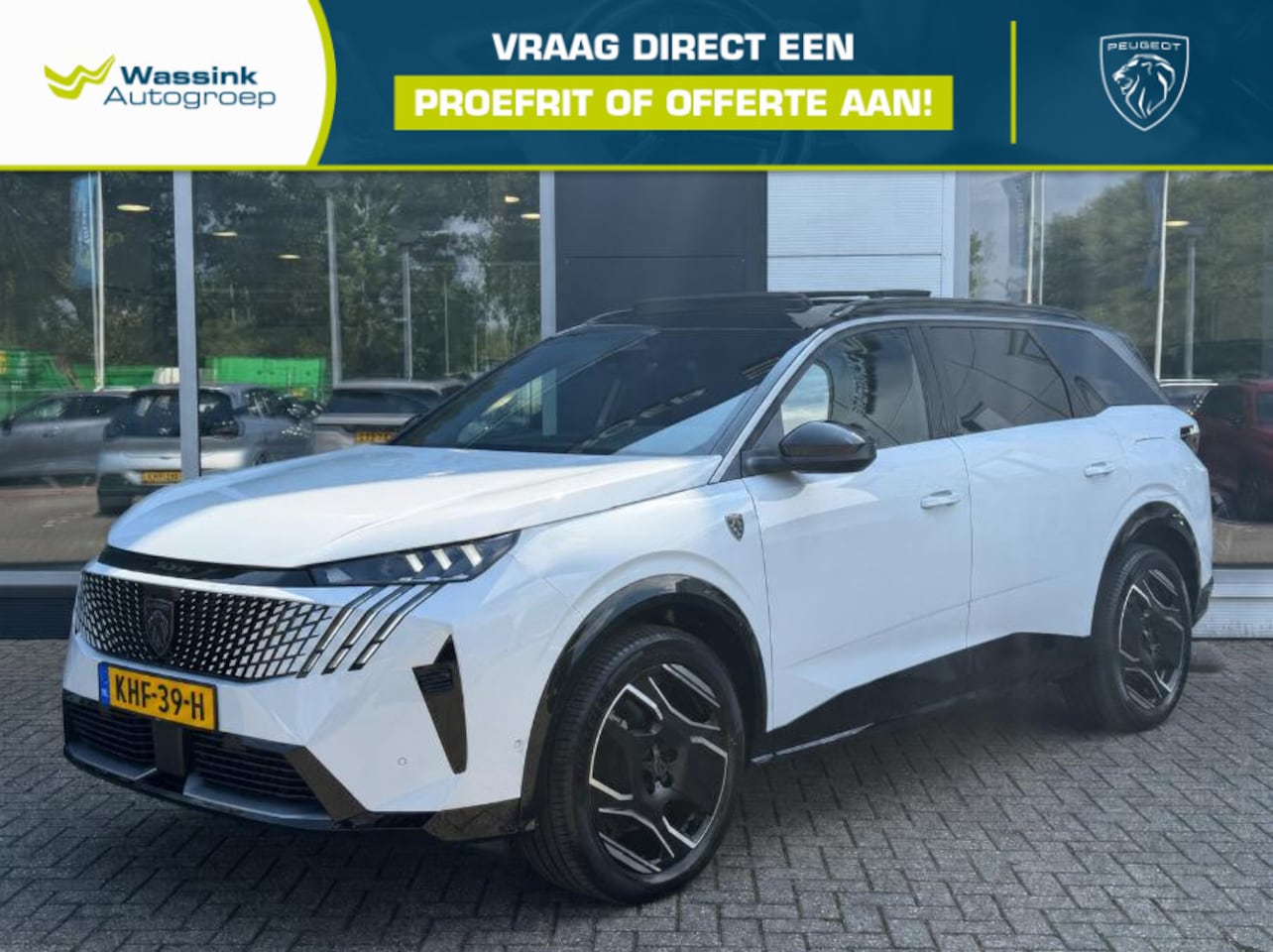 Peugeot e-5008 - GT Long Range 97 kWh | Panoramisch schuifdak | Trekhaak | Warmtepomp | Stoelverwarming | N - AutoWereld.nl