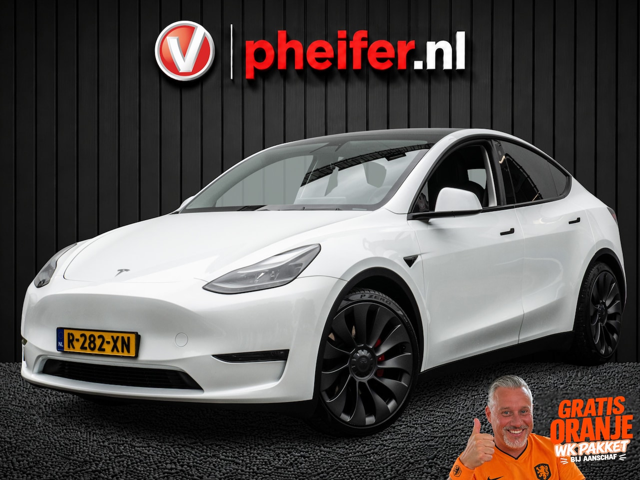 Tesla Model Y - Performance AWD 75 kWh Panoramadak/ 21" Lmv/ Lederen int./ Stoel-stuurverwarming/ 360 Came - AutoWereld.nl