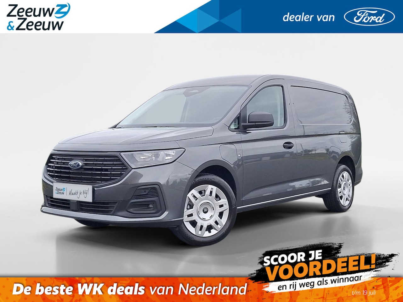 Ford Transit Connect - 1.5 EcoBoost PHEV L2 Trend | Trekhaak | Cruisecontrol | Navigatie | Parkeersensoren | Appl - AutoWereld.nl
