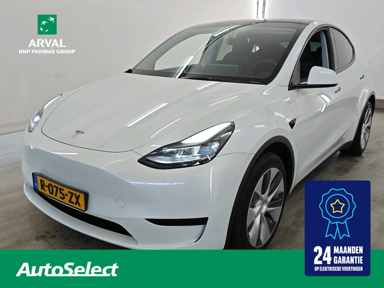 Tesla Model Y - RWD 58 kWh 299pk | SOH 92,6% | Black Interior | Pearl White Multi-Coat | 19" | Incl. 24 ma - AutoWereld.nl