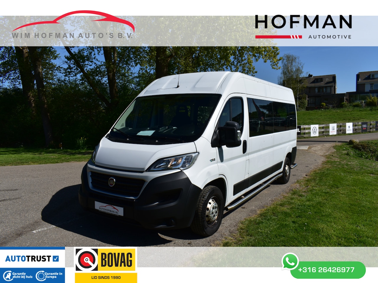 Fiat Ducato - FIAT Benzine-CNG L3h2 Airco 9 Pers schuifdeur rechts Rolstoel bus Camper BPM Vri - AutoWereld.nl