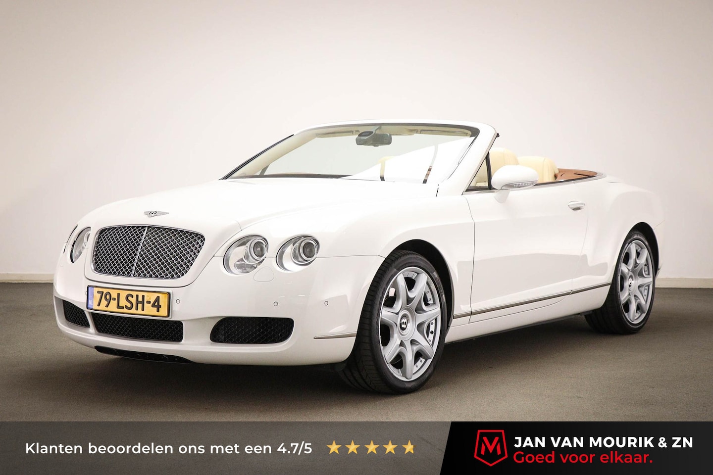 Bentley Continental GTC - 6.0 W12 | HOUTAFWERKING | LEDER | STOELVERWARMING | SOFTCLOSE | 20" - AutoWereld.nl