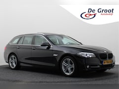 BMW 5-serie Touring - 535i Luxury Edition Panoramadak, Camera, Standkachel, Leer, Xenon, Navigatie, Trekhaak