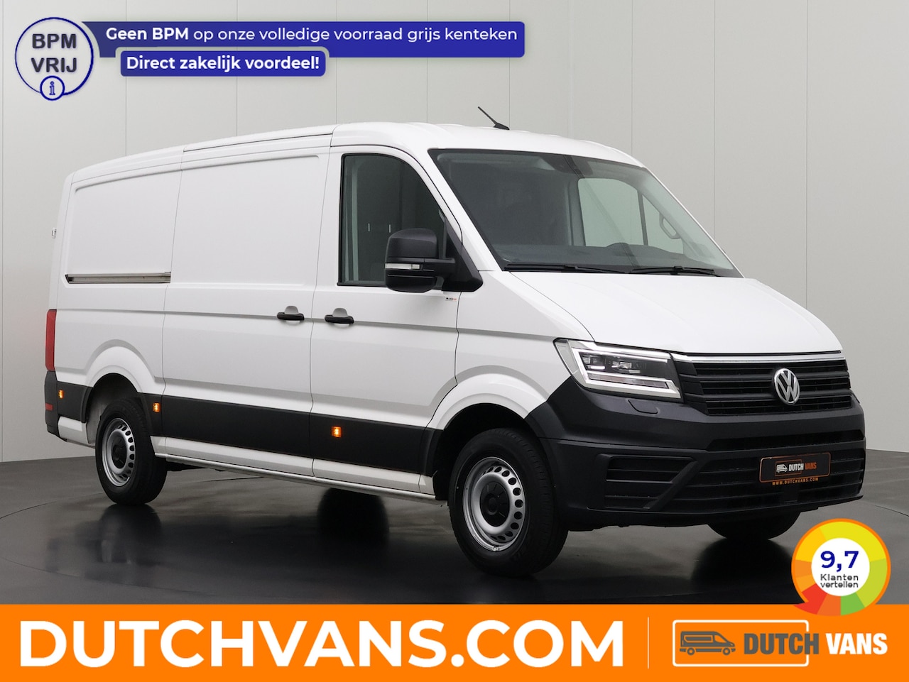 Volkswagen Crafter - 2.0TDi 140PK L3H2 | Led | Navigatie | Camera | Airco | Cruise | 3-Zits - AutoWereld.nl