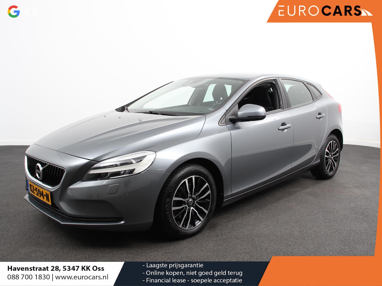 Volvo V40 - 2.0 T2 Momentum Climate Control Navigatie Stoelverwarming Trekhaak Led Lichtmetalen velgen - AutoWereld.nl