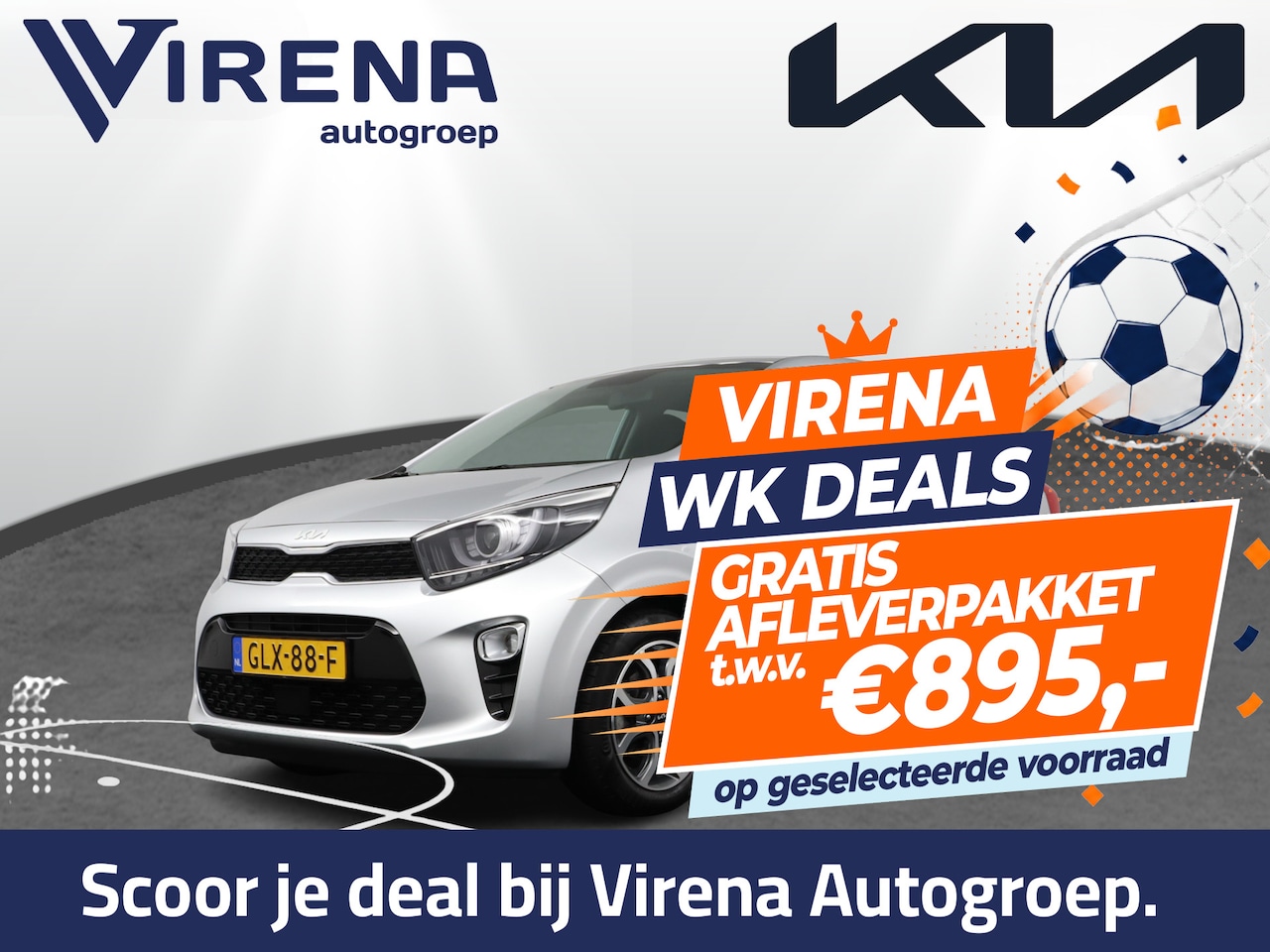 Kia Picanto - 1.0 DPi DynamicPlusLine Apple Carplay/Android Auto - Cruise Control - Climate Control - Na - AutoWereld.nl