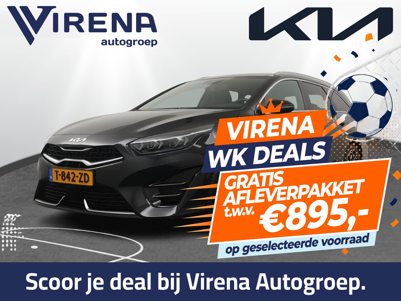 Kia Cee'd Sportswagon - Ceed 1.5 T-GDi GT-Line AUTOMAAT - Elektrische achterklep - Schuif/Kantel dak - Apple Carpl - AutoWereld.nl