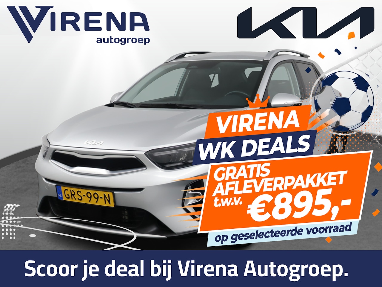 Kia Stonic - 1.0 T-GDi MHEV DynamicPlusLine Apple Carplay/Android Auto - Cruise Control - Climate Contr - AutoWereld.nl