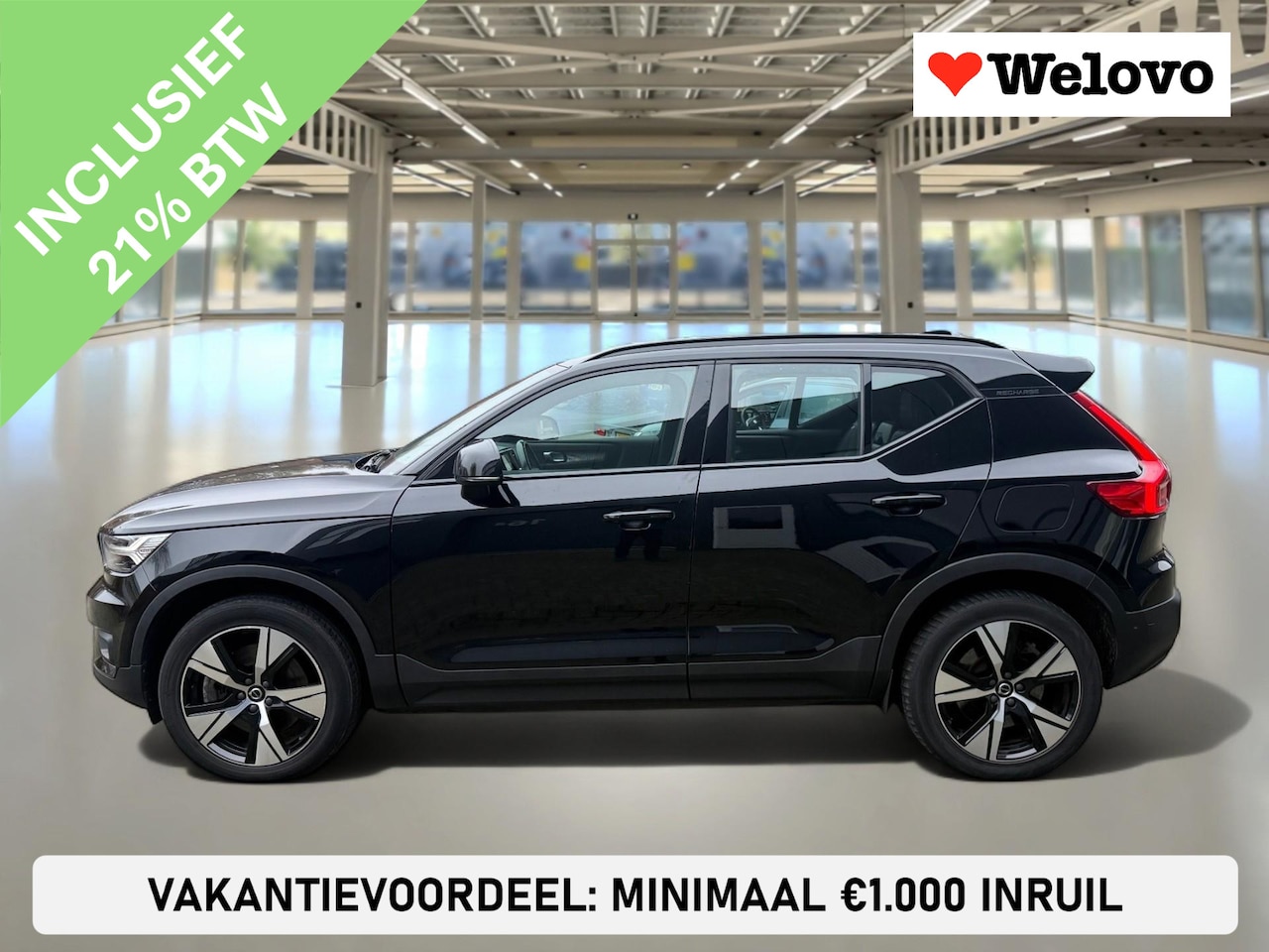 Volvo XC40 - Recharge P8 AWD R-Design Panoramadak/rijklaar met garantie Soh 91 % - AutoWereld.nl
