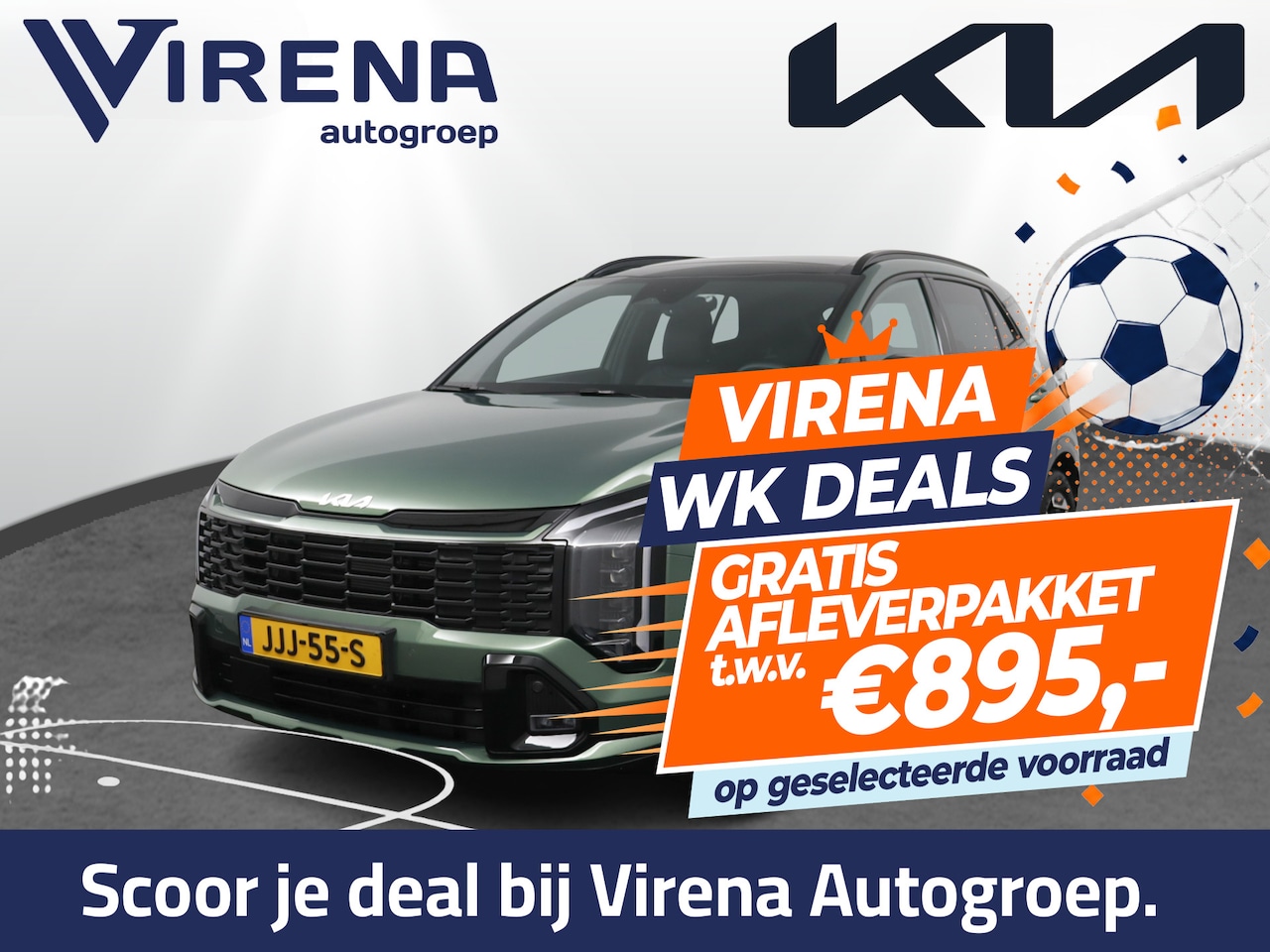 Kia Sportage - 1.6 T-GDi Hybrid GT-Line Apple Carplay/Android Auto - Cruise Control - Dodehoekdetectie - - AutoWereld.nl