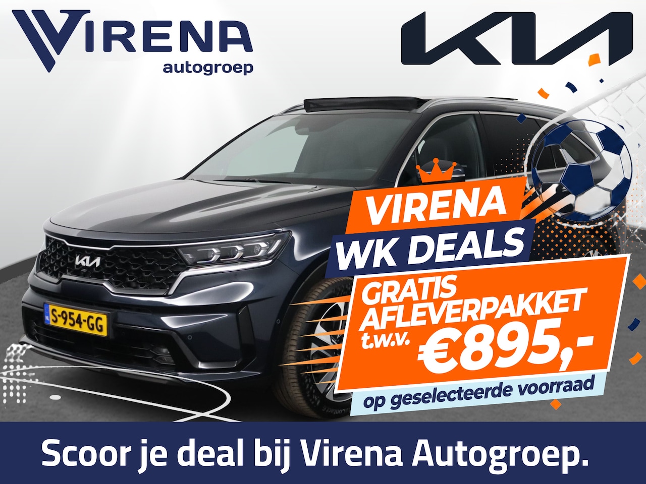 Kia Sorento - 1.6 T-GDI Hybrid 2WD ExecutiveLine 5p. - Schuif-/kanteldak - Stoelverwarming-/ventilatie - - AutoWereld.nl