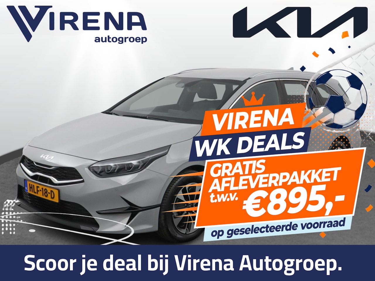 Kia Cee'd Sportswagon - Ceed 1.0 T-GDi Design Edition - Climate Control - Stoel/Stuurverwarming - Navigatie - Appl - AutoWereld.nl