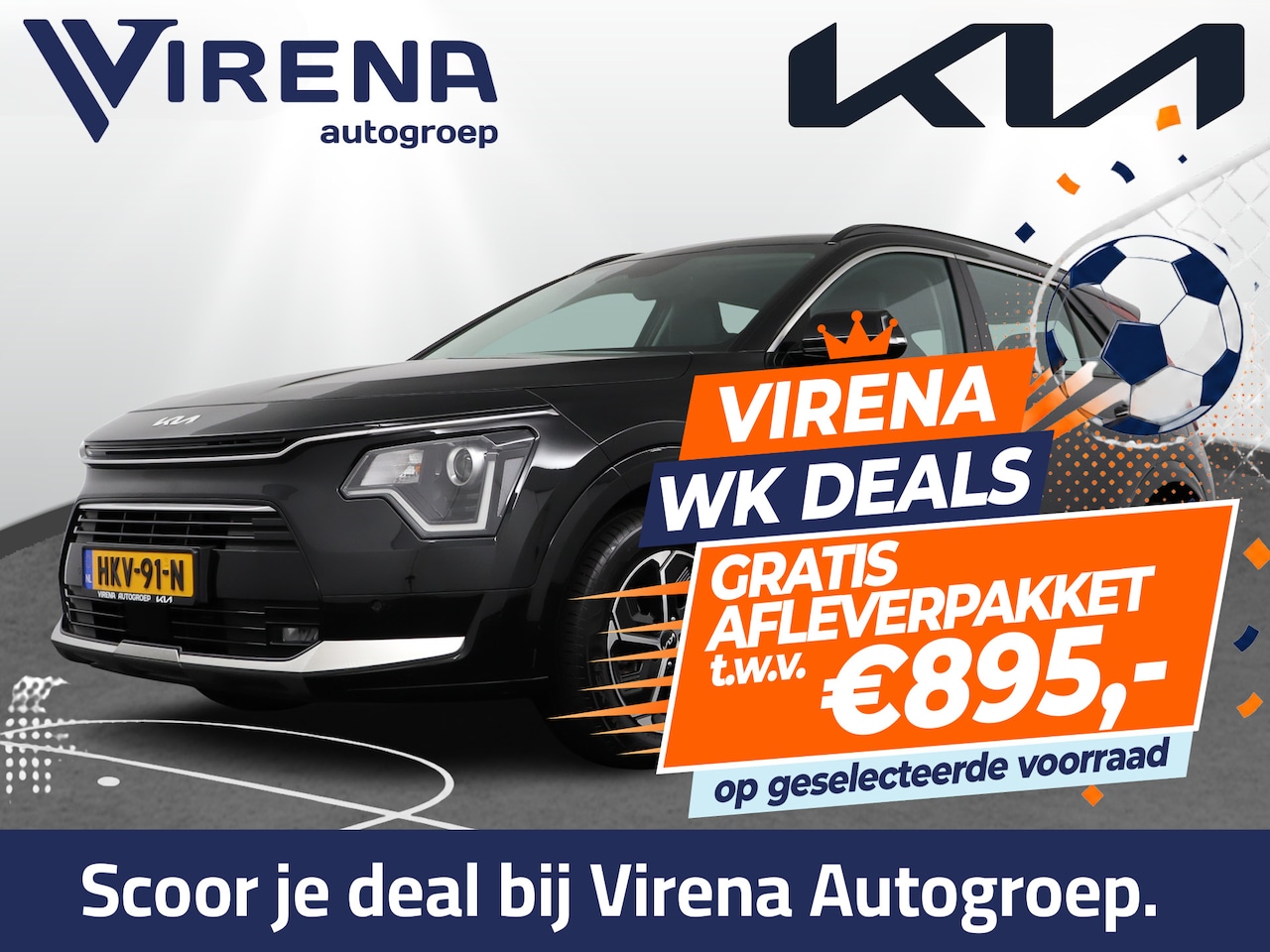 Kia Niro - 1.6 GDi Hybrid DynamicLine - Navigatie - Achteruitrijcamera - Apple & Android Carplay - Cl - AutoWereld.nl