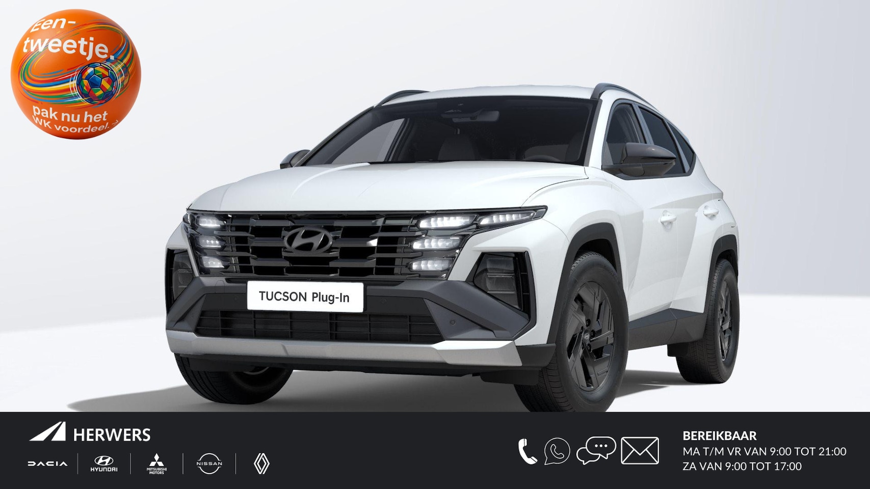 Hyundai Tucson - 1.6 T-GDI PHEV Pure Edition / €43.995,- Rijklaar / Stoel+Stuur Verwarming / Navigatie / Ap - AutoWereld.nl
