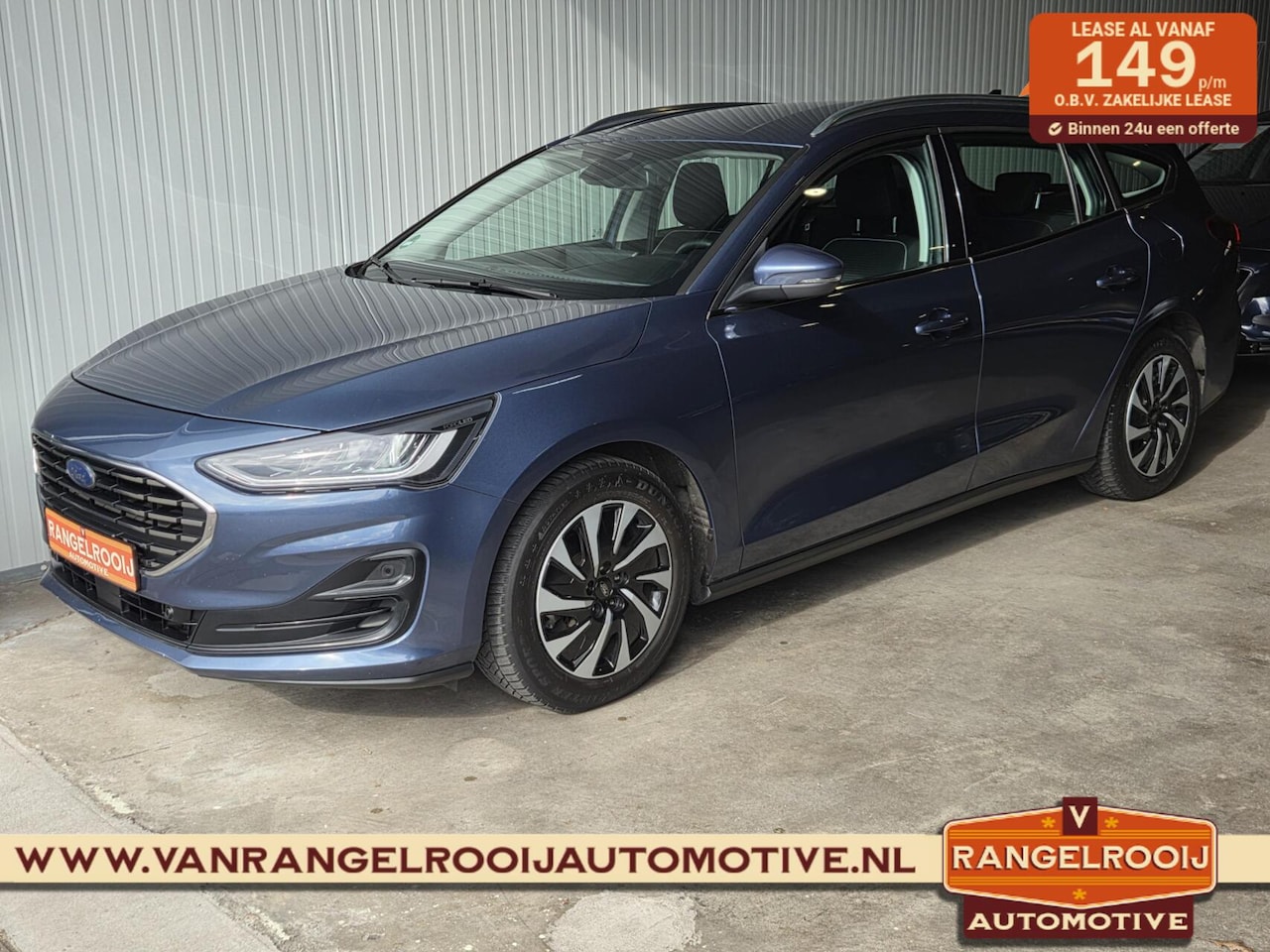 Ford Focus Wagon - 1.0 EcoBoost Hybrid Titanium 1.0 EcoBoost Hybrid Titanium, trekh., LED kopl., facelift - AutoWereld.nl