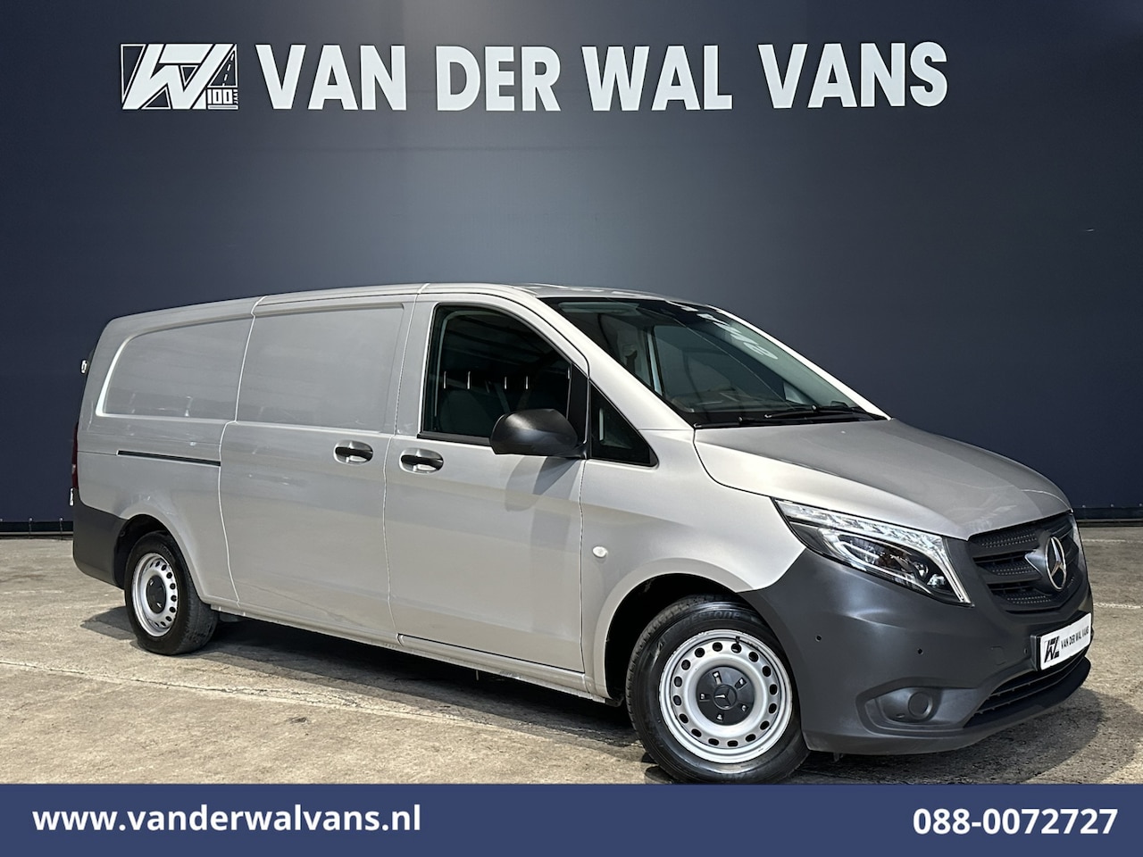 Mercedes-Benz Vito - 116 CDI 164pk L3H1 Euro6 Airco | Camera | Cruisecontrol | LED | 2500kg Trekhaak Parkeersen - AutoWereld.nl