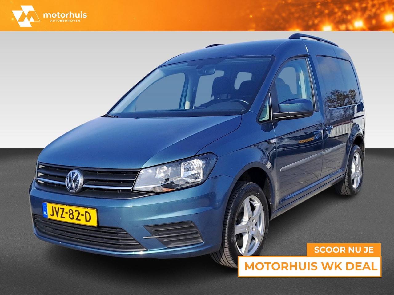 Volkswagen Caddy - 1.4 TSI DSG TRENDLINE 5 ZITS AIRCO 2X SCHUIFDEUR TREKHAAK PDC APP CONNECT - AutoWereld.nl