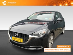 Mazda 2 - 2 1.5 SKYACTIV-G 90PK Luxury | Stoel + Stuurverwarming | Navi | Camera | Hud | Led |
