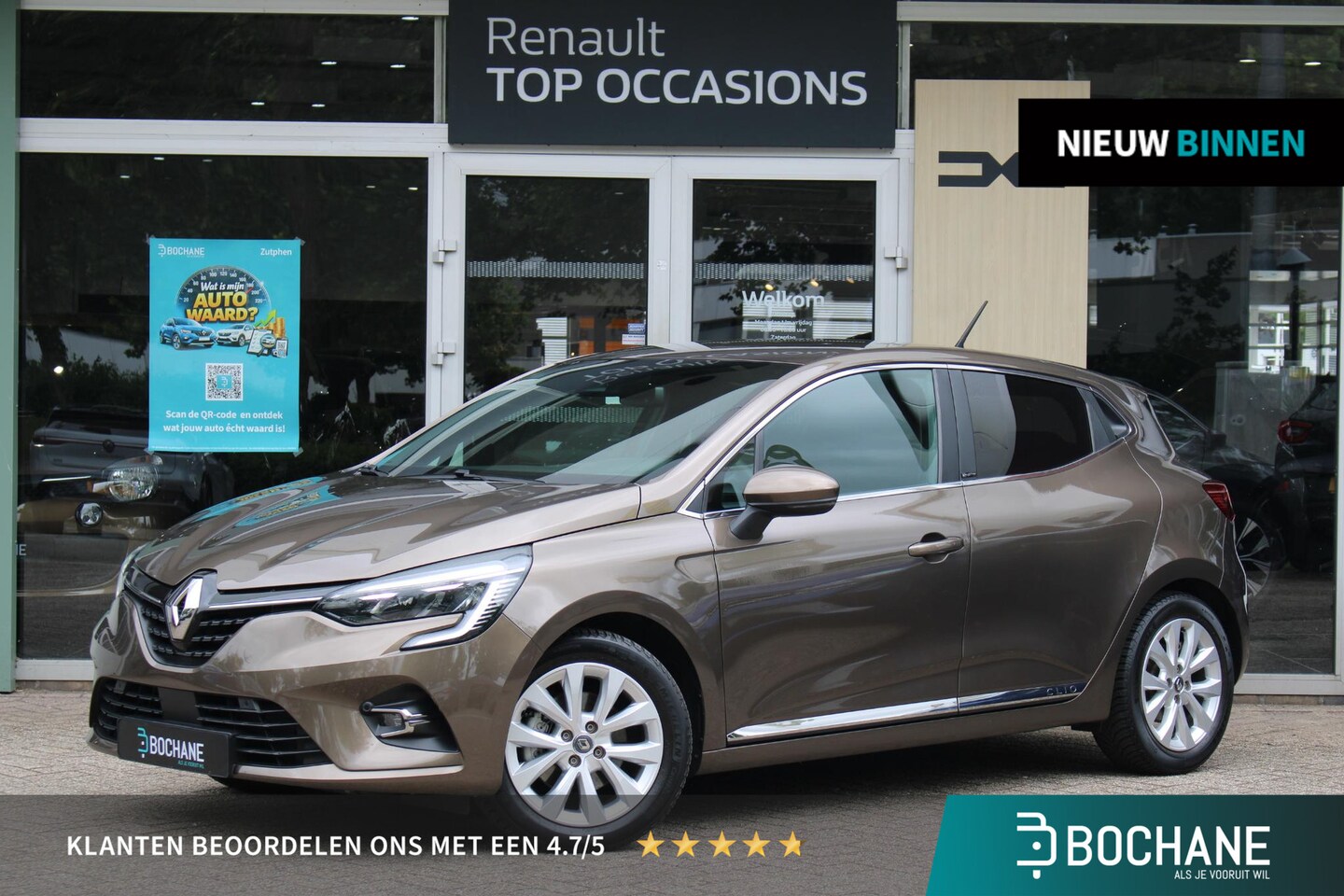 Renault Clio - 1.6 E-Tech Hybrid 140 Intens | Achteruitrijcamera | Navigatie | Cruise Control - AutoWereld.nl