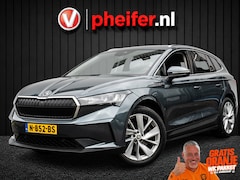 Skoda Enyaq iV - 80 204pk SOH 92% Stuurverwarming/ Camera/ Half leer/ Adapt. cruise/ Blindspot/ Carplay/ Na