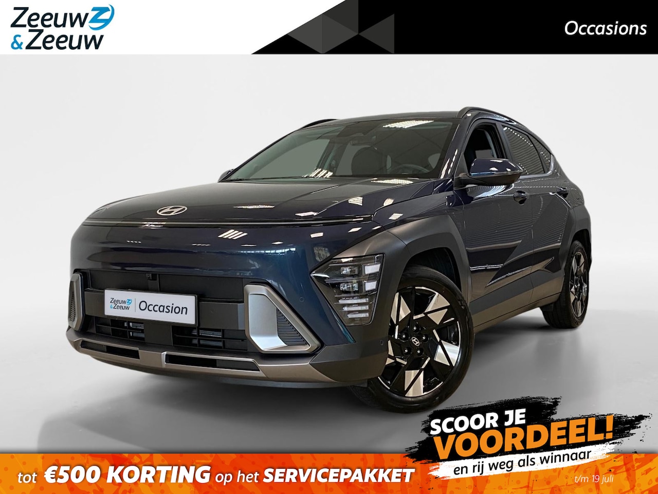 Hyundai Kona - 1.6 HYBRID | PREMIUM | LEDER | NL-AUTO | - AutoWereld.nl