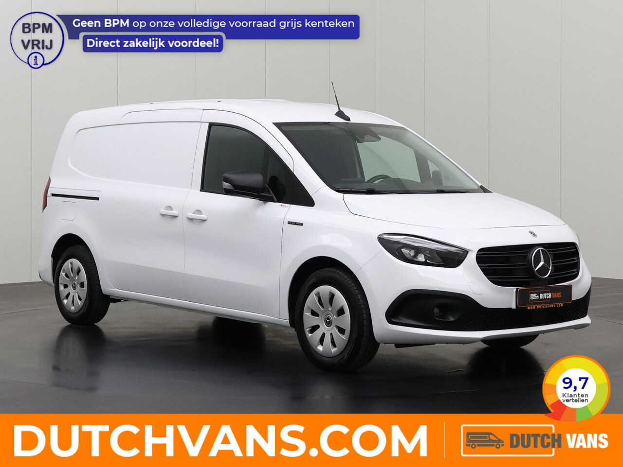 Mercedes-Benz eCitan - Business Pro Lang | 3-Zits | Navigatie | Camera | Airco | Cruise | Betimmering - AutoWereld.nl