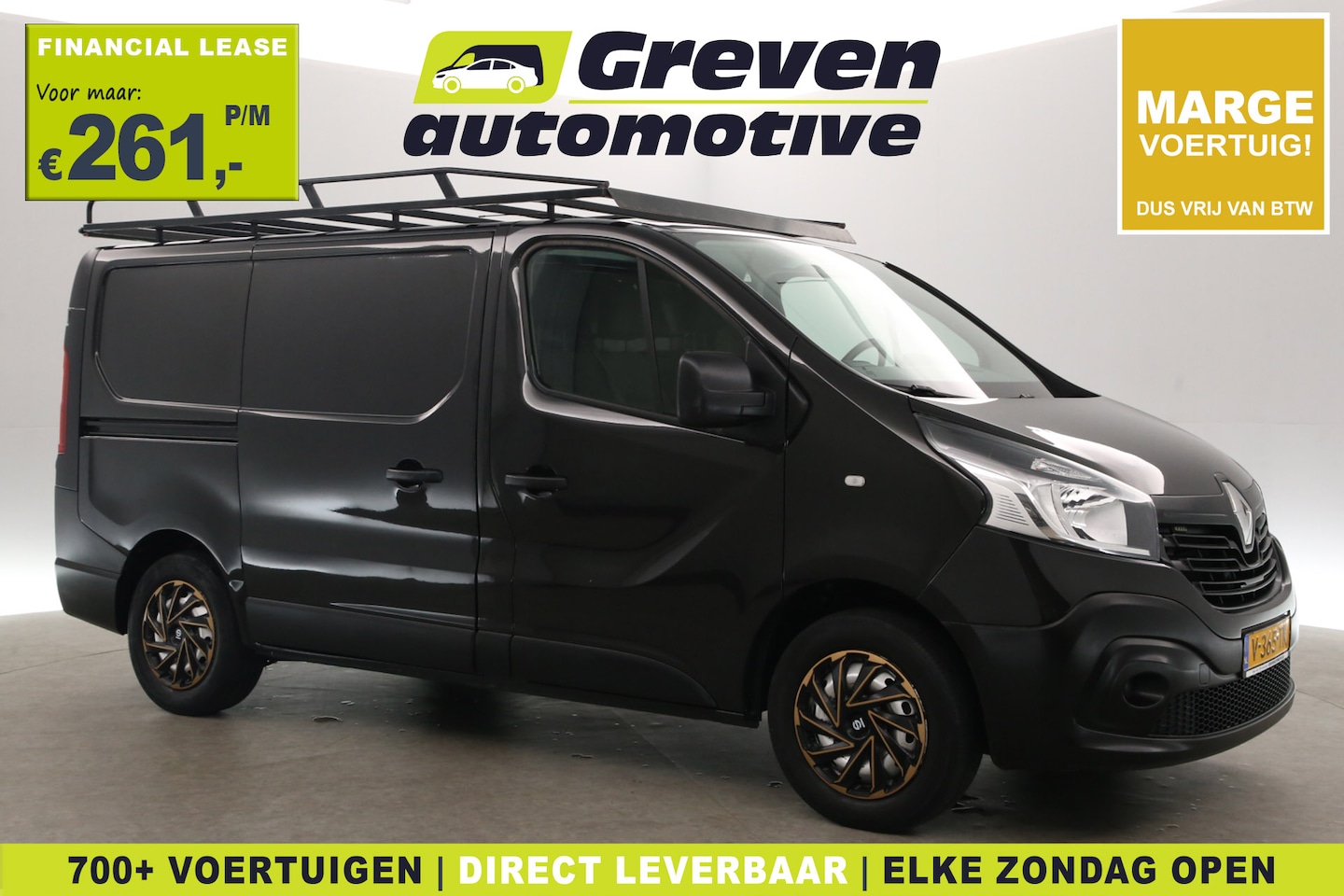 Renault Trafic - 1.6 dCi L1H1 | Marge | Airco | Cruise | 3 Zits | Trekhaak | Parkeersens. - AutoWereld.nl