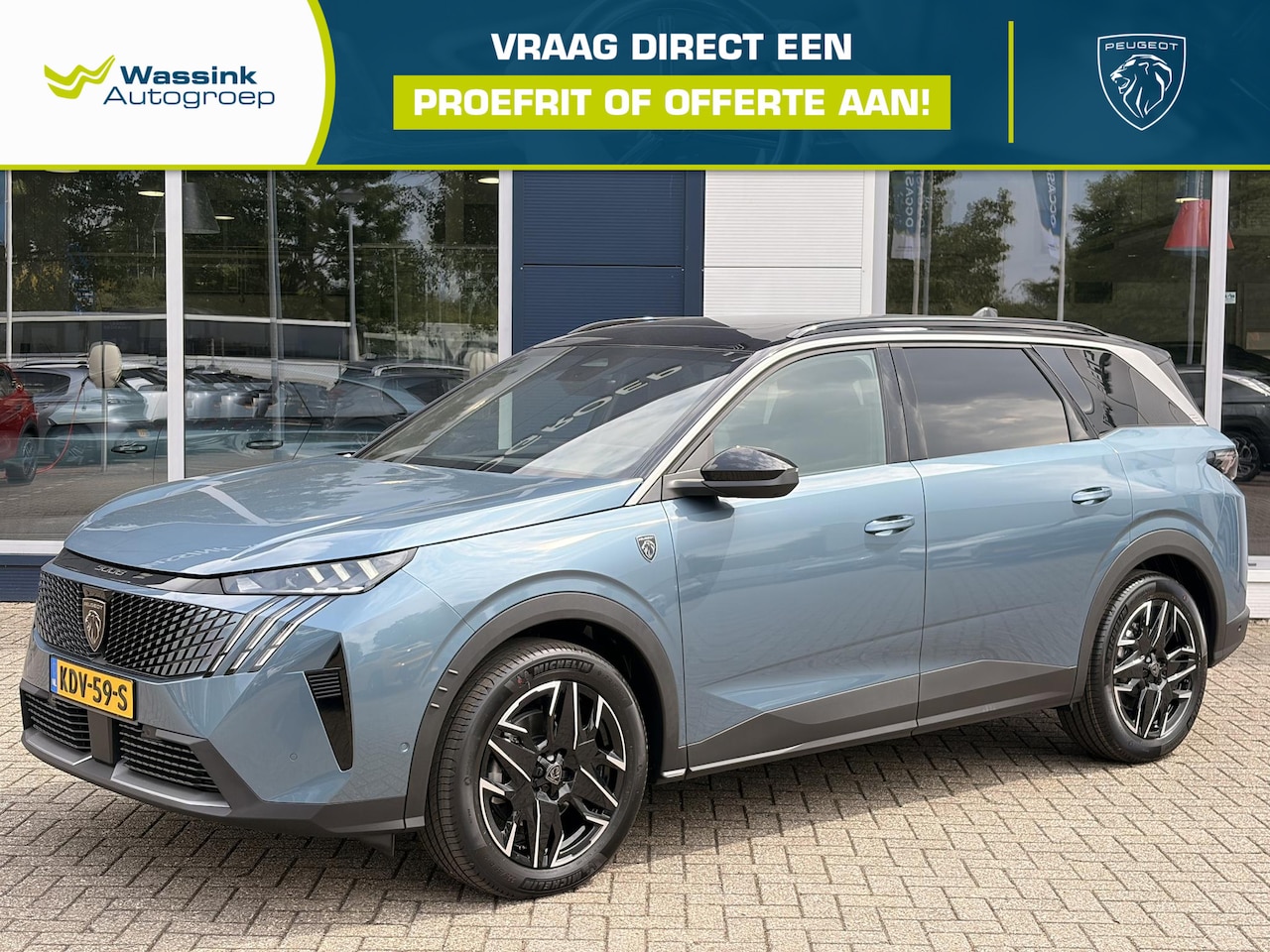 Peugeot 5008 - New GT Hybrid 145 e-DCS 7-zits | Navigatie | Alcantara interieur | Climate control | Trekh - AutoWereld.nl