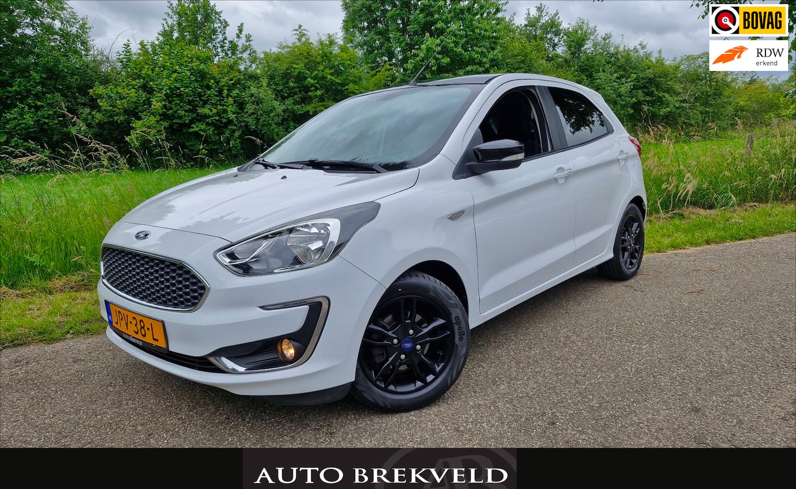 Ford Ka - 1.2 Trend Ultimate Black 85PK | Rijklaar | Airco | Cruise | Stoel verw. | PDC | LMV - AutoWereld.nl