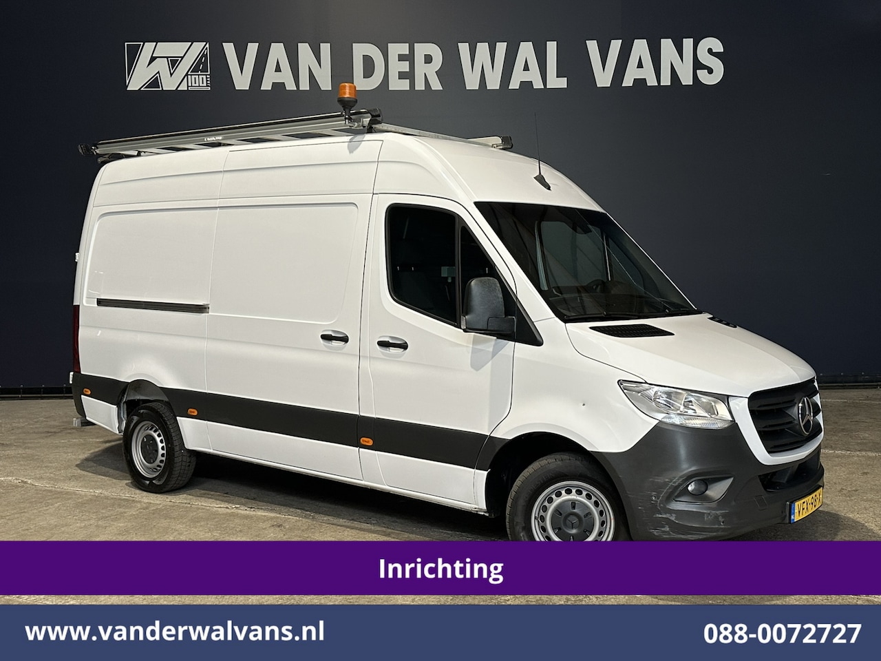 Mercedes-Benz Sprinter - 316 CDI 164pk 2800kg Trekhaak L2H2 Inrichting Euro6 Airco | Omvormer | Imperiaal | Camera - AutoWereld.nl