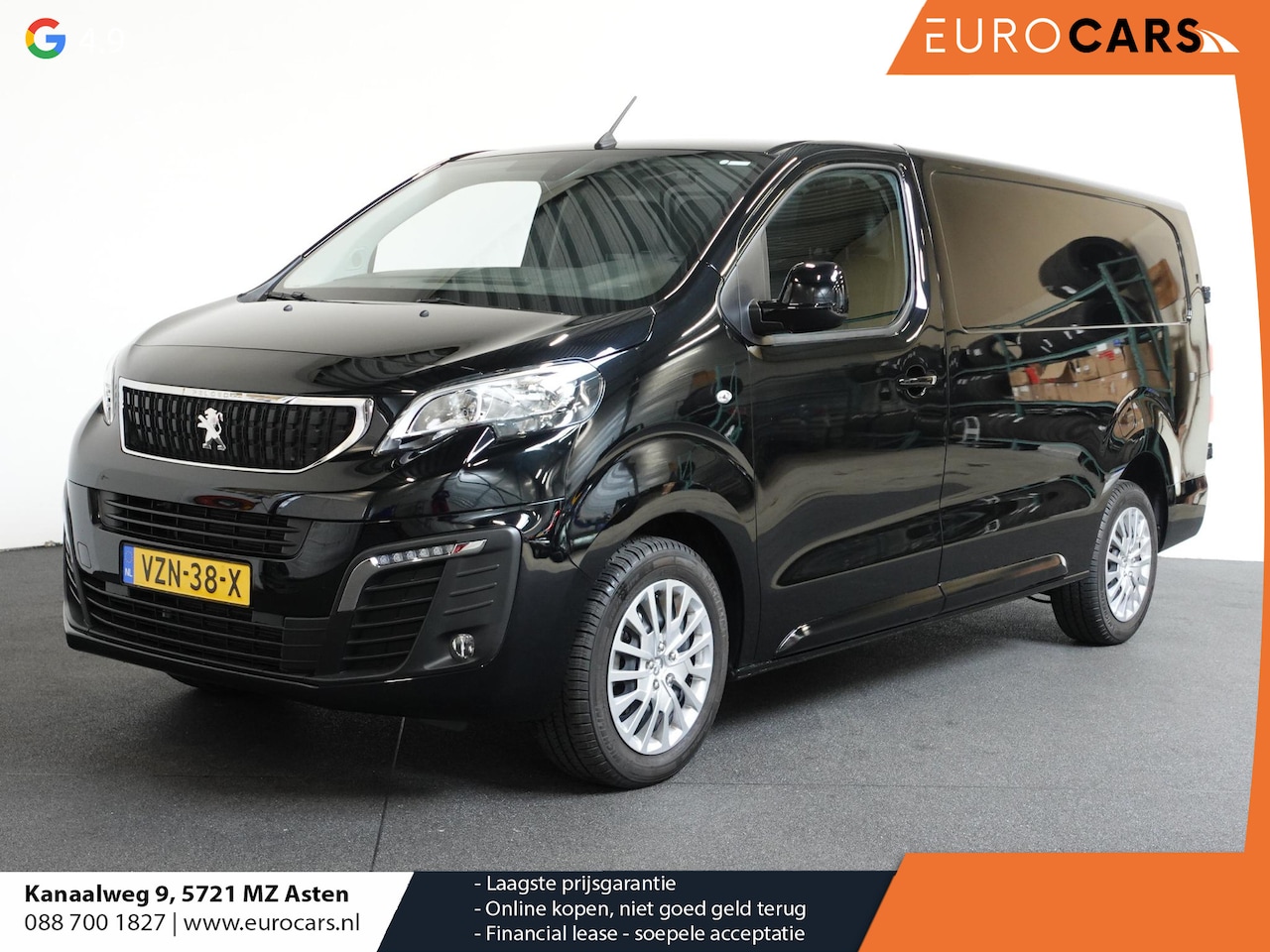 Peugeot Expert - 145PK L3 Automaat Navigatie Apple Carplay Cruise control Trekhaak Parkeersensoren Euro6 - AutoWereld.nl