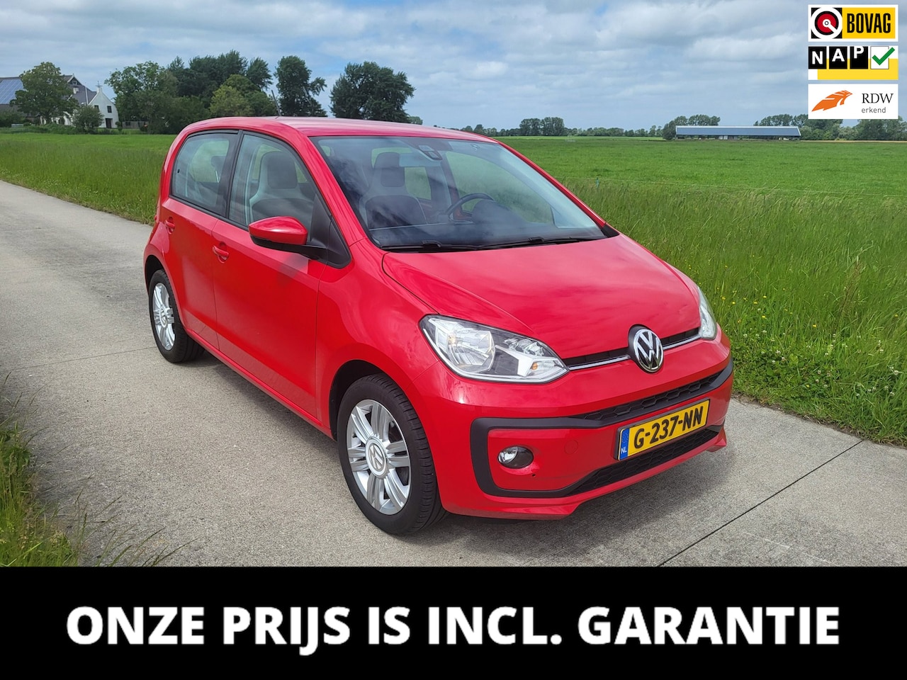 Volkswagen Up! - 1.0 BMT high up! 15"lichtmvelgen cruise contr. stoelverwarming - AutoWereld.nl