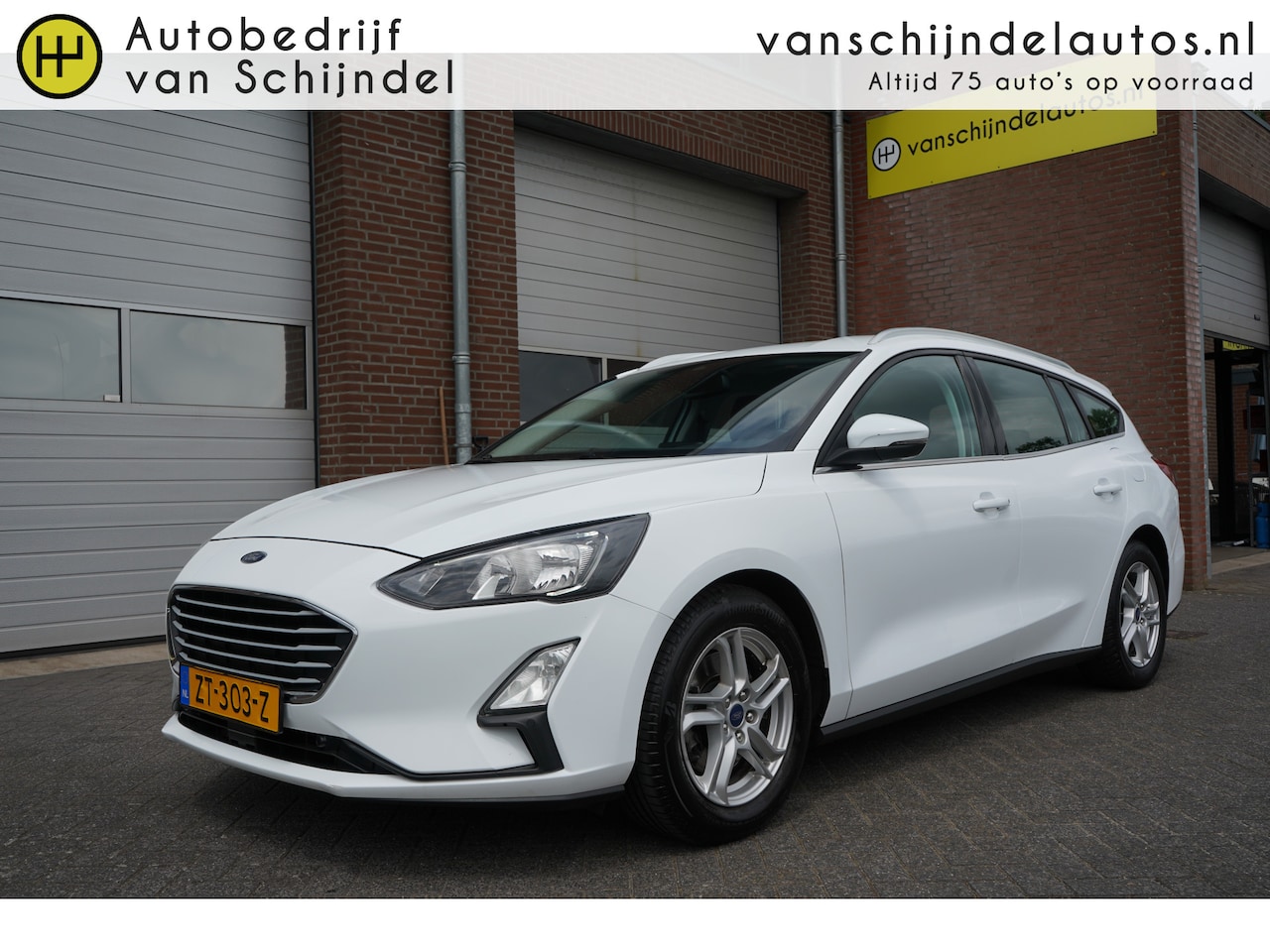 Ford Focus Wagon - 1.0 ECOBOOST 101PK BUSINESS EDITION ORIGINEEL NEDERLANDS ELECTR.TREKHAAK ANDROID-APPLECARP - AutoWereld.nl