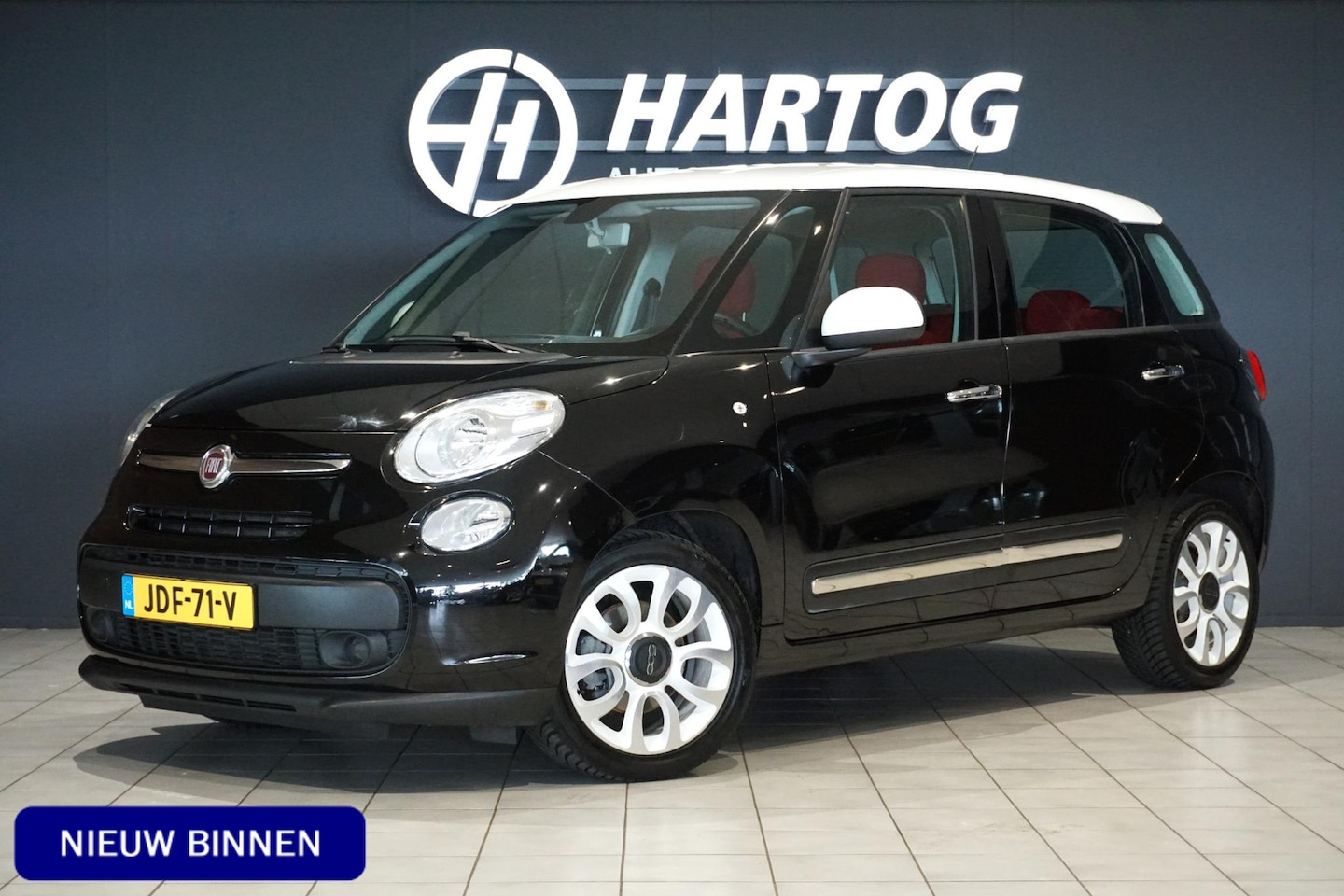 Fiat 500 L - 0.9 TwinAir Easy Eco Two-Tone + NAVI / SENSOREN / TREKHAAK / 17'' - AutoWereld.nl