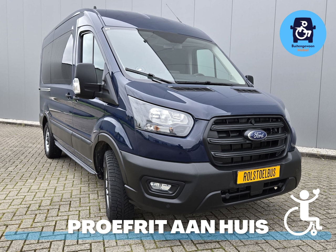 Ford Transit - 2.0 TDCI L1H2 | Rolstoelbus | Airco | Lage KM-Stand - AutoWereld.nl