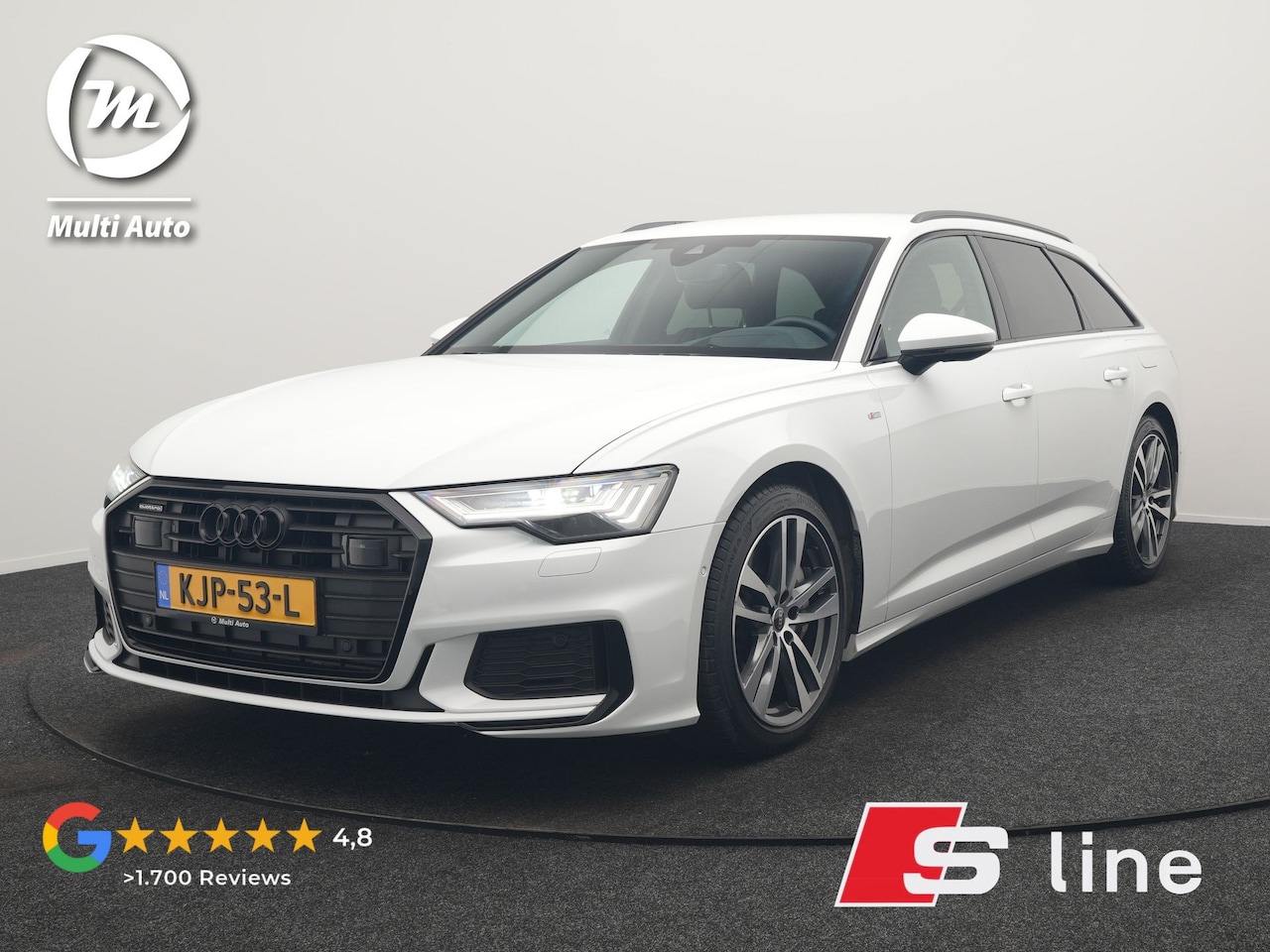 Audi A6 Avant - 50 TFSI e Quattro S Line PHEV 300pk Dealer O.H. | Adaptive Cruise | Head Up | Camera | Mat - AutoWereld.nl