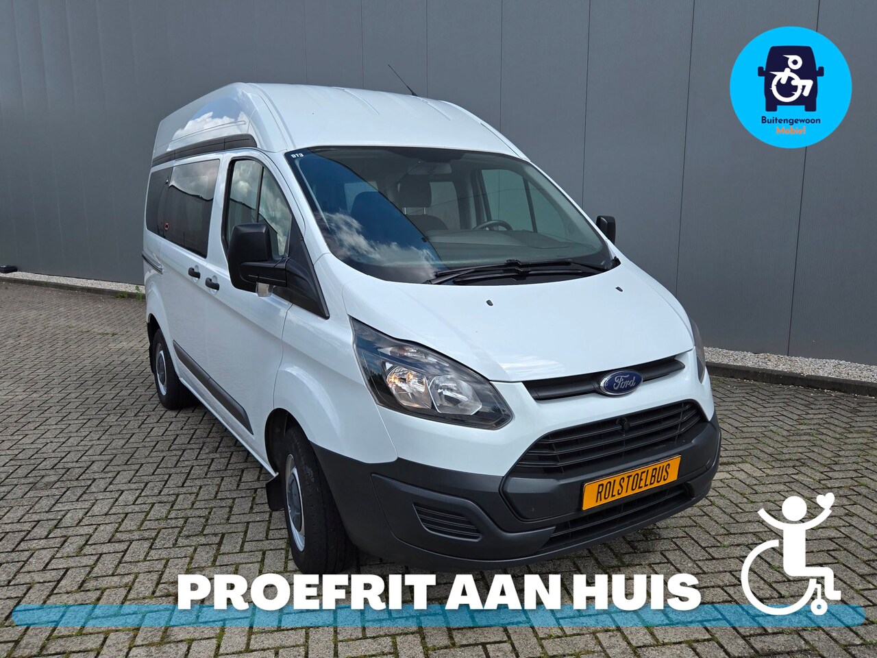 Ford Transit Custom - 2.0 TDCI L1H2 | Rolstoelbus | - AutoWereld.nl